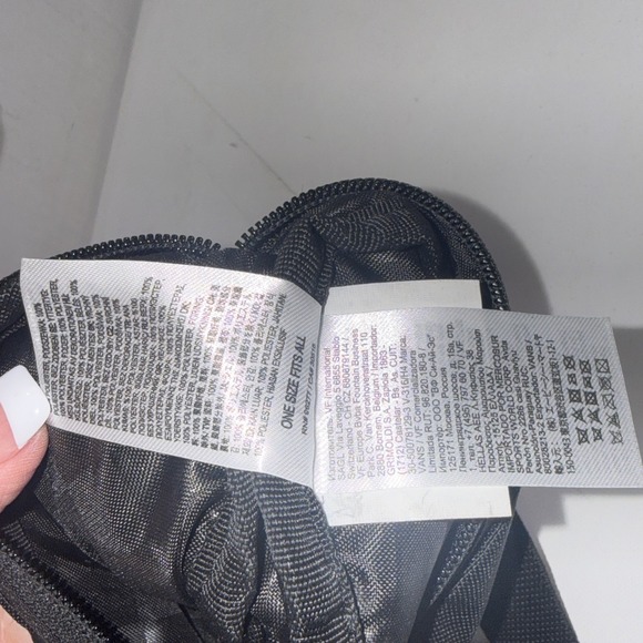 VANS Off The Wall Sling Waist Belt Bag Fanny Pack Black Checkerboard Skater - Picture 15 of 16